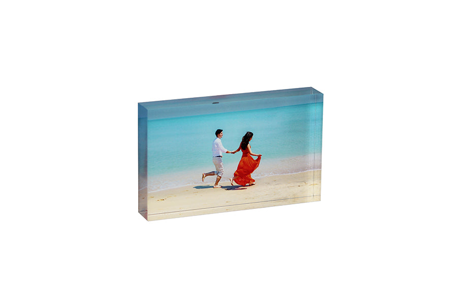 Wholesale 7.5 x 12.5 cm Free Standing Acrylic Photo Block