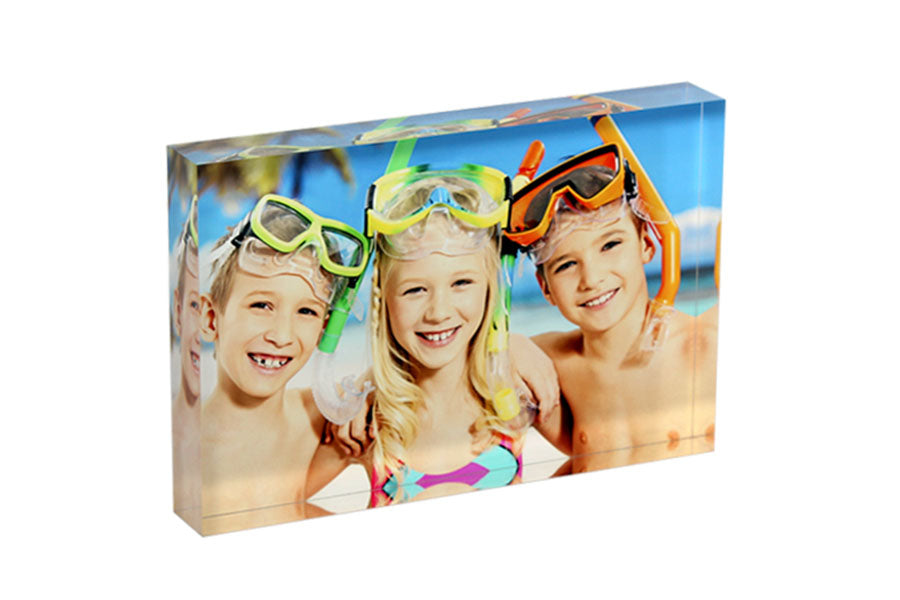Wholesale 15 x 23 cm Free Standing Acrylic Photo Block