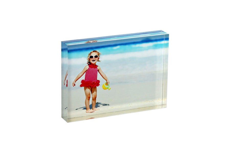 Wholesale 12.5 x 17.5 cm Free Standing Acrylic Photo Block